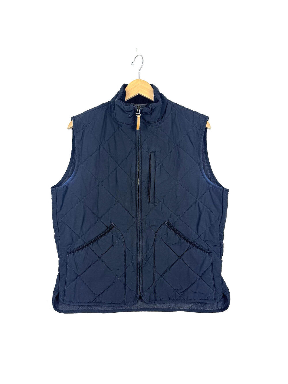 J Crew Mens Medium Quilt Lined Military Field Vest Outerwear Primaloft NX-631